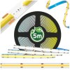 38743 led pasek cob 7w m 5m neutralni bila