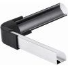 38539 3 rohovy konektor cerny pro rohovy hlinikovy profil led
