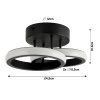 39839 1 led stropni svitidlo sacramento 24w