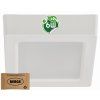 40704 ctvercovy led panel bily prisazeny 6w pc neutralni bila