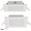 40779 ctvercovy led panel bily zapusteny 6w pc neutralni bila