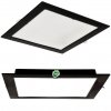 40737 ctvercovy led panel zapusteny cerny 24w pc neutralni bila