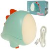 40830 detska nocni led lampa dino green