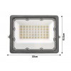 40638 1 led reflektor 50w 140cm stativ neutralni bila