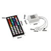 Ovladač RGB LED pásků + aplikace Bluetooth Music pro telefon - dva vstupy