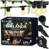 Zahradní girlanda 20m + 41x 1W LED žárovka