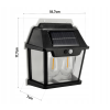 44359 4 solarni lampa s pohybovym senzorem 2 led ip54