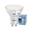 47446 led zarovka philips gu10 4 9w 550 lm tepla bila corepro premium