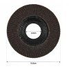 49006 6 5x lamelovy kotouc pro brouseni dreva kov 125 mm p80