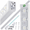 48733 8 led lampa neptun 120cm 36w 3600lm ip20 6000k studena bila