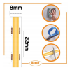 49210 3 led pasek cob neon 12v 480d 9w m ip20 990lm 5m studena barva