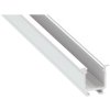 49606 led profil lumines typ w bily lakovany 2 02m