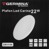 48430 led prisazene stropni svitidlo 22w kulate neutralni bila