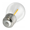49003 1 led zarovka pro girlandy e27 1w tepla bila
