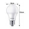 52150 2x led zarovka philips e27 8w 806lm 2700k