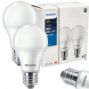 52150 6 2x led zarovka philips e27 8w 806lm 2700k