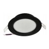 52060 1 led panel zapusteny kulaty 6w 660lm 4000k cerny