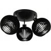 51763 1 led stropni zavesny lustr 3xe27 nastavitelny dreveny cerny