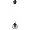 52192 3 sklenena led zavesna lampa 1xe27 kulicka s horizontalnimi pruhy