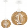 51811 zavesna stropni lampa bila drevena