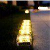 52309 3 led solarni prijezdova lampa ice cube 7x7 neutralni barva