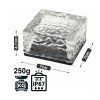 52309 6 led solarni prijezdova lampa ice cube 7x7 neutralni barva