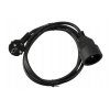 52471 prodluzovaci kabel 1 5m s uzemnenim 1 zasuvka cerny 3 1 mm2 13a 2000w