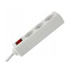 52537 1 prodluzovaci kabel 10m s uzemnenim 3 zasuvky bily 3 1 5 mm2 3680 w