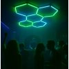 53263 2 hexagon rgb 180w led lampa pro osvetleni panelu dilna domacnost aplikace pro dalkove ovladani