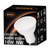 Sada 10x GU10 LED žárovek 10W 850lm - neutrální bílá