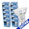 SADA 10x GU10 LED žárovka PHILIPS 4,9W 550lm - studená bílá
