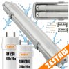 SADA Hermetické svítidlo 120cm 36W 5760lm 6500K+ 2x LED trubice Voděodolné