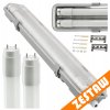 3x Hermetické svítidlo + 6x LED trubice 120cm 4000K