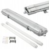 SADA 2x Hermetické svítidlo 120cm lampa + CW LED trubice