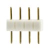 Vidlicový konektor pro RGB LED pásky, 4pinový, bílý