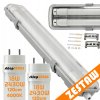 LED hermetické svítidlo 120 cm + 2x zářivkové trubice G13 PREMIUM 4860lm STRONG