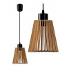 DŘEVĚNÁ STROPNÍ ZÁVĚSNÁ SVÍTIDLA LED LUSTR E27 Do obývacího pokoje Dekorativní