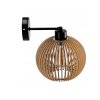 LED nástěnná lampa dřevěnná E27