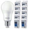 10x LED žárovka PHILIPS LED E27 10W 1055lm teplá bílá 2700k