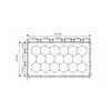 LED rohový konektor L 90° HEXAGON