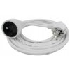 Prodlužovací síťový kabel s uzemněním, 1 zásuvka, 3M, bílý - 2500W