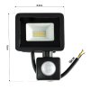 LED reflektor 10W 900lm s pohybovým a soumrakový senzorem - IP65