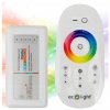 Ovladač LED RGB RGBW dálkové ovládání rádiový ovladač pro LED pásky 18A dotykový RF
