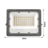 50W LED reflektor + stojan 140 cm - neutrální bílá