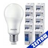 SADA 10 LED žárovek E27 13W PHILIPS 1521lm teplá bílá 2700k A60