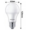 SADA 10 LED žárovek E27 13W PHILIPS 1521lm teplá bílá 2700k A60