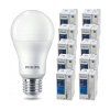 SADA 10 KS LED žárovek PHILIPS E27 4,9W 470 lm neutrální bílá 4000K