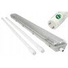 Hermetické LED svítidlo 120cm + 2x LED trubice 18W - 6000K - studená bílá