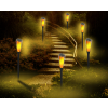 55138 2 solarni led lampa torch premium ip65 65cm