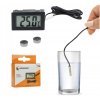 Elektronický LCD pokojový teploměr s sondou